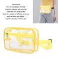 thumbnail image 4 of Waterproof PVC Clear Sling Bag, Transparent Large Capacity Adjustable Strap Chest Waist Pack For Sports Travel, 4 of 8