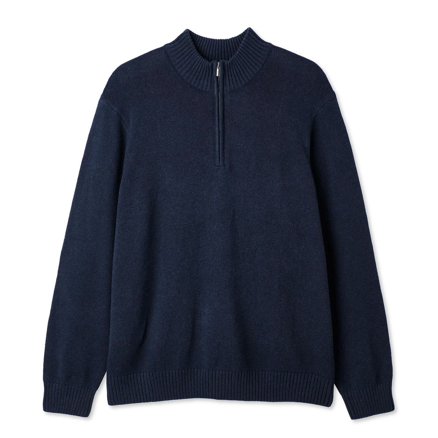 George Big Men's Quarter Zip Sweater