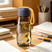 Birdeem Large Capacity Water Bottle 18 oz, BPA Free Plastic Tumbler with Leak Proof Lid for Summer, Outdoor, Office and Daily Use