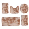 thumbnail image 2 of Suncoda Bathroom Rugs, Mixed Colors Bath Mats 5 Set Bathroom Rugs for 5 PCS Toilet Mats Universal Soft Comfortable Water Absorption Non-Slip Thick Machine Washable Easy Dry Dark Color, 2 of 8