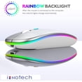 thumbnail image 3 of Bluetooth Rechargeable wireless Mouse for iPad Pro iPad Air MacBook pro MacBook Air Mac Laptop Chromebook Windows Notebook MacBook HP PC DELL, 3 of 6
