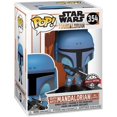 thumbnail image 1 of Pop Star Wars 3.75 Inch Static Figure The Mandalorian - Death Watch Mandalorian (Two Stripes) #354, 1 of 2