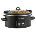 thumbnail image 4 of Crock-Pot 6-Quart Cook & Carry Slow Cooker, One-Touch Control, Feeds 7+ People, Matte Black, 4 of 7