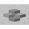thumbnail image 1 of Ahgly Company Machine Washable Indoor Rectangle Transitional Gunmetal Gray Area Rugs, 4' x 6', 1 of 7