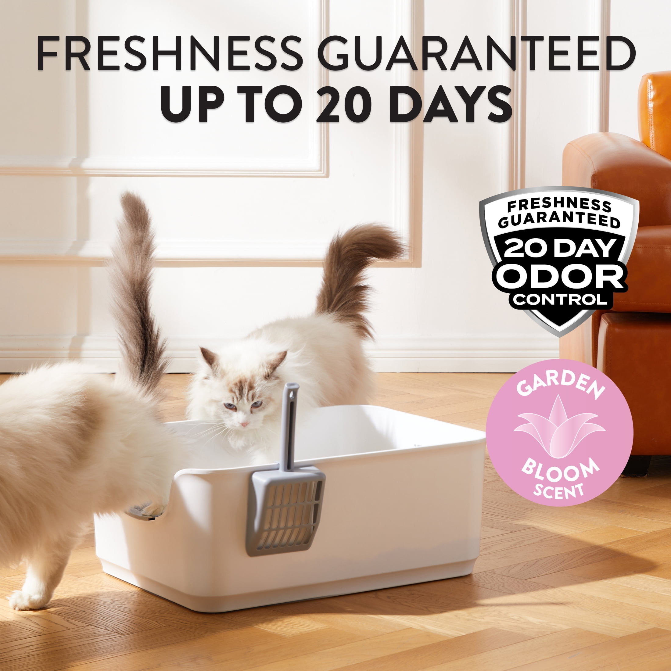 Arm & Hammer Hardball, Litière Agglomérante Légère, Nettoyage Facile et Sans Dégât, 3,17 kg