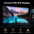 thumbnail image 4 of TUTT 14&rdquo; FHD Portable Monitor &ndash; S3 Triple Screen Extender, IPS, Built-in Stand & Speakers | All Devices (H5 Converter Cable Included), 4 of 11