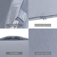 thumbnail image 4 of Bed Wedge Pillow for Sleeping, Adjustable Wedge Pillow Headboard, Memory Foam Incline Cushion for Legs and Back, Body Support Pillow with Machine Washable Cover, 4 of 6