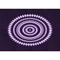 thumbnail image 1 of Ahgly Tapis Rectangulaire Lavable en Machine Intérieur Transitionnel Violet Profond, 2 Pieds x 3 Pieds, 1 of 7