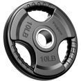 thumbnail image 1 of MAGMA Virgin Rubber 2-Inch Cast Iron Olympic Grip Plates, for Strength Training, Weightlifting, Muscle Toning, Weight Loss & Crossfit, 1 of 9