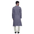 thumbnail image 3 of Atasi Kurta-Pyjama Long en Coton Imprimé pour Hommes, Kurta-Pyjama Décontracté de Designer, Vêtements, 3 of 5