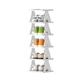 thumbnail image 1 of Everyday Low Price! Multi-Layer Letter Shoe Rack, Small Folding Shoe Cabinet for Home, Doorstep, Balcony, Economical Shoe Storage for Dormitories, Apartments, and Entryways, 1 of 1
