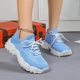 thumbnail image 3 of Dakaela Chaussures de Marche pour Femmes à Enfiler Espadrilles de Course Tennis 2025 Mode Décontractée Chaussures pour Femmes Bleu 7, 3 of 8