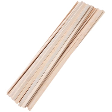 50 Pcs Agitateurs à Café en Bambou Naturels Bâtonnets de Mélange pour Boissons Jus Breuvages Tiges de Mélange