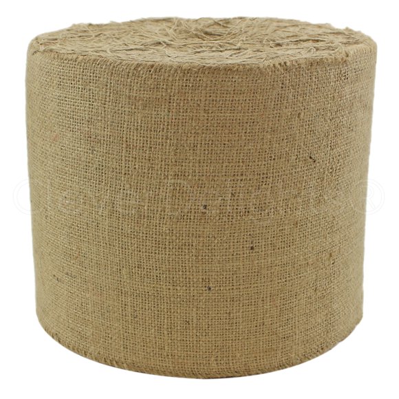 CleverDelights Toile de Jute Naturelle 9 Pouces" - Qualité Industrielle - Rouleau de 100 Yards - Tissu de Jute Serré de 9 Pouces - 9 Pouces