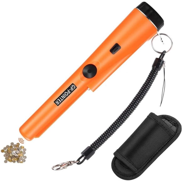 Pinpointer Metal Detector, Metal Detector Pinpointer Waterproof Scanning Metal Pointer Detecting Accessories IP66 Waterproof for Coin Treasure Hunting