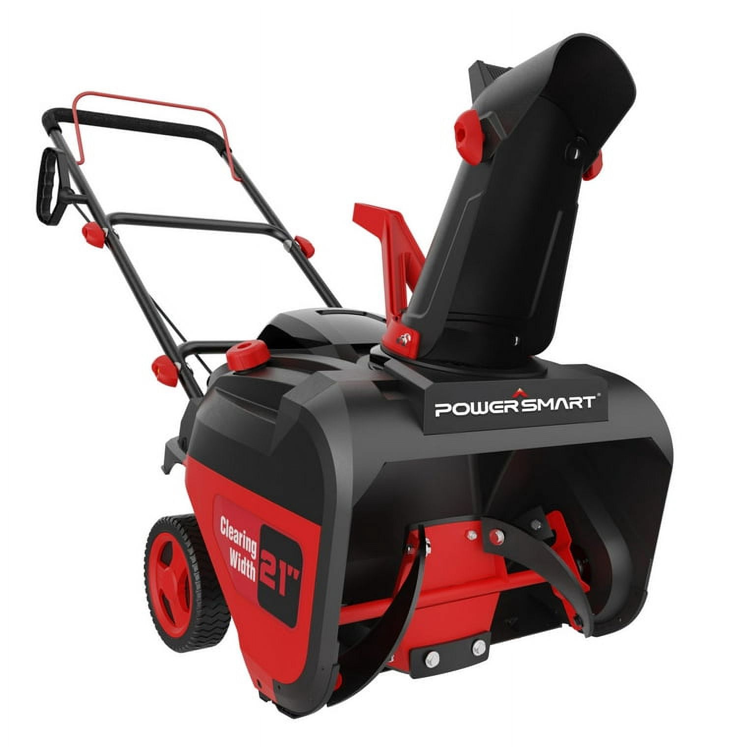 PowerSmart Souffleuse à Neige à Essence à un Étage, 21 Pouces, Moteur 4 Temps 212cc pour Extérieur