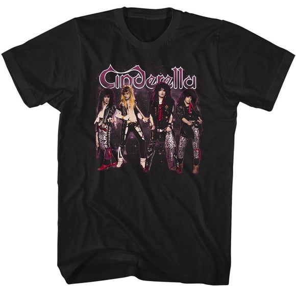 Cinderella Music Band Stands Adult Short Sleeve T Shirt
