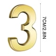 thumbnail image 2 of 5Pcs Modern House Numbers, Yrmaups Modern House Numbers for Mailbox, Self-Adhesive Metal Address Numbers, Reusable Door Sign for Home, Office, Apartment, Business, Easy Install, 2 of 2
