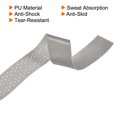 thumbnail image 4 of Unique Bargains 43.3' Non-Slip PU Tennis Racket Overgrip Tape Wraps with Hole Grey 6 Pack, 4 of 7