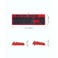 thumbnail image 2 of KM-G18 Red Mechanical Keyboard, Gaming Keyboard with 104 keys, Red Switches, RGB Backlight, 2 of 5
