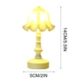 thumbnail image 2 of Mini LED Night Light for Bedroom - Floral Design Table Lamp with Soft Glow for Desktop, Kids Room, or Cafe Decoration, 2 of 5