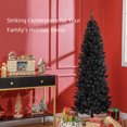 thumbnail image 4 of HOMCOM 6FT Artificial Christmas Tree with Automatic Open for Home Black, 4 of 10