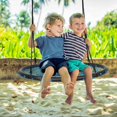 thumbnail image 2 of Costway 40'' Spider Web Tree Swing Set w/ Adjustable Hanging Ropes Kids Play Set Blue, 2 of 10