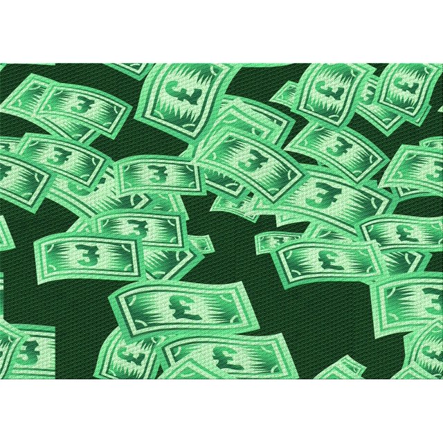 Ahgly Tapis Rectangulaire Lavable en Machine Intérieur Vert Émeraude Profond, 8 Pieds x 10 Pieds