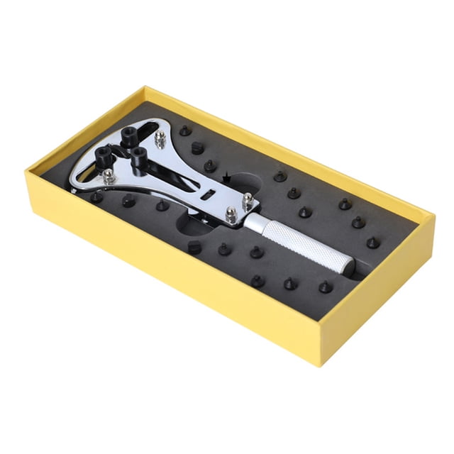 Yeacher Universal Adjustable Watch Case Opener 3 Prongs Watches Back Cover Removing Tool Watch Repairing & Battery Replacement