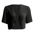 thumbnail image 3 of EQWLJWE Clearance Cardigan for Women Women Soft Chiffon Open Front Sheer Short Sleeve Cardigans For Evening Dress Lightweight Cardigans For Women Summer, 3 of 4