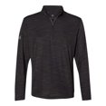 thumbnail image 2 of Lightweight Mélange Quarter-Zip Pullover, 2XL, Mid Grey Melange, 2 of 5