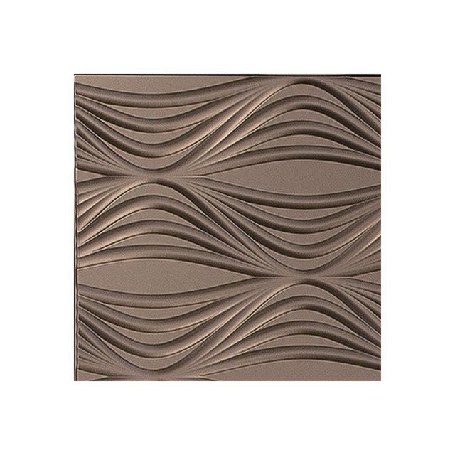 Fasade Shallot Argent Bronze Wall Panel Sample 12" x 12"