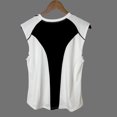 thumbnail image 4 of EGNMCR Tank Tops Men Sleeveless Men's Vest Stitching Contrast Color Loose Basic Sports T-shirt, 4 of 5