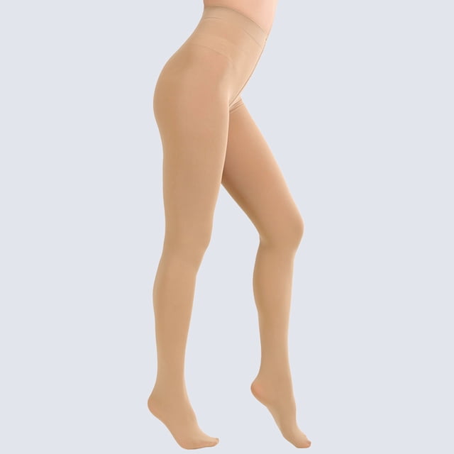 Women's Solid Color Soft Opaque Tights with Comfortable Stretch for Everyday Wear