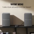 thumbnail image 3 of Edifier R1280T Powered Bookshelf Speakers with WiiM Mini Wi-Fi Audio Streamer, 3 of 7