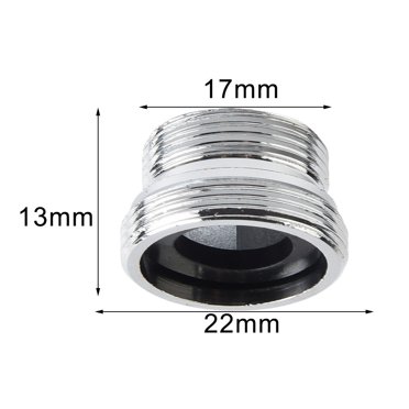 MYG Adaptateur Métallique pour Robinet à Filetage Intérieur, Économiseur d'Eau, Connecteur d'Aérateur de Robinet de Cuisine