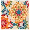 thumbnail image 4 of SAFAVIEH Cabana Quincy Floral Outdoor Area Rug, 4 of 9