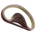 thumbnail image 3 of 10Pcs 15*452Mm Sanding Belt 60-600-Grit For M10 Sander Adapter Polishing Machine, 3 of 9
