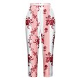 thumbnail image 3 of Birdeem Pantalon Court d'Été Décontracté pour Femme à Taille Élastique Imprimé, 3 of 5