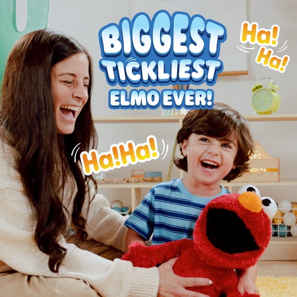 English Only-Sesame Street Tickle Me Elmo Giggle Max Interactive