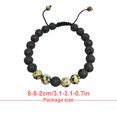 thumbnail image 3 of Bracelets Assortis Mode Réglable Noir Mat Roches Diffuseur Bracelet Perles de Prière Femmes Accessoires Cadeaux pour Hommes Balmatin, 3 of 6