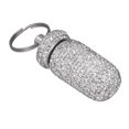 thumbnail image 1 of Rhinestone Medicine Case,Rhinestone Capsules Storage Case Portable Capsules Box Travel Capsules Container Innovative Solution, 1 of 14
