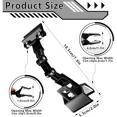 thumbnail image 2 of 5 Pack Adjustable Document Holder Flexible Rotatable Paper Holder for Typing Desktop Document Holder Paper Stand Copy Holder Clip for Computer Monitor Canvas Clamp (Black), 2 of 4