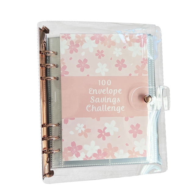 WIFKLSIIPG 100 Envelope Savings Challenge Book 100 Day Couple Envelope Savings Challenge Book