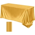 thumbnail image 2 of Tablecloths Can Be Cut Solid Color Glossy Satin Cloth Tablecloth for High-end Hotel Banquet Wedding, 2 of 6