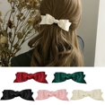 thumbnail image 2 of Barrette Française Nœud Papillon Mode Barrette Décorative pour Cheveux Pince à Cheveux Automatique, 2 of 10