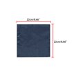 thumbnail image 3 of INSPIRE CHIC Men's Pocket Square Solid Color Handkerchiefs Self-folded For Wedding Party Navy blue One Size, 3 of 4