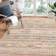 thumbnail image 4 of Gaderth 8x10FT Washable Area Rug, Non Shedding Non Slip Striped Living Room Rug, Stain Resistant Low Pile Neutral Carpet For Bedroom Nursery Dining Room Office, 4 of 10