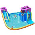 thumbnail image 1 of Costway 6 in 1 Inflatable Dual Slide Water Park Climbing Bouncer Without Blower, 1 of 10