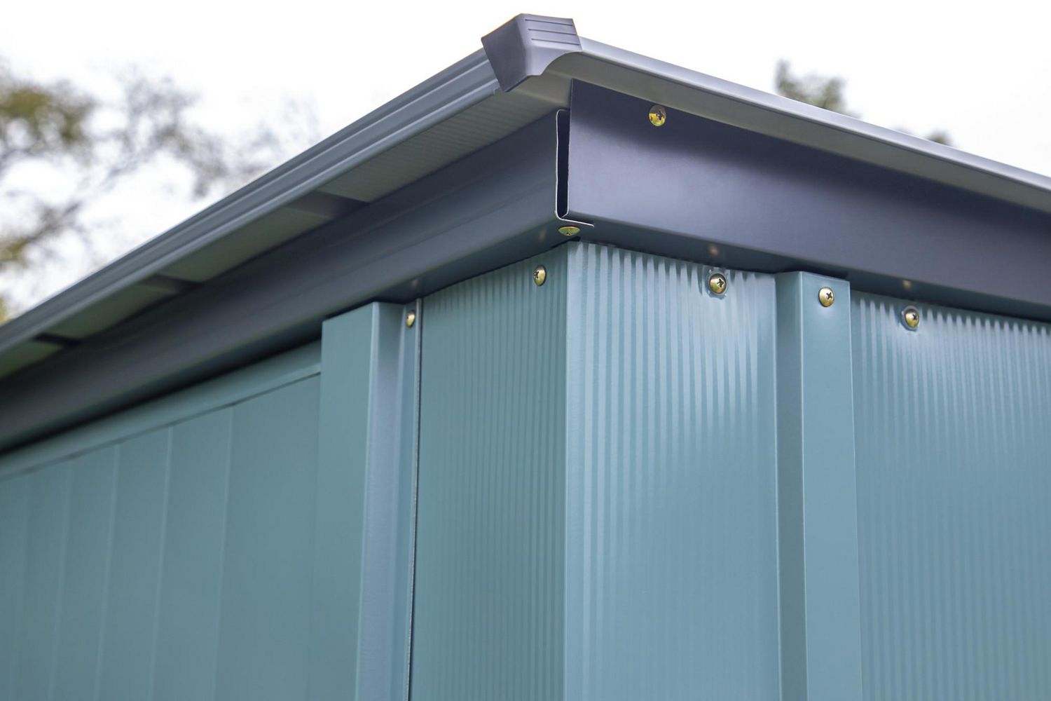 Abri de terrasse Spacemaker, 4 x 3, baie de genévrier
